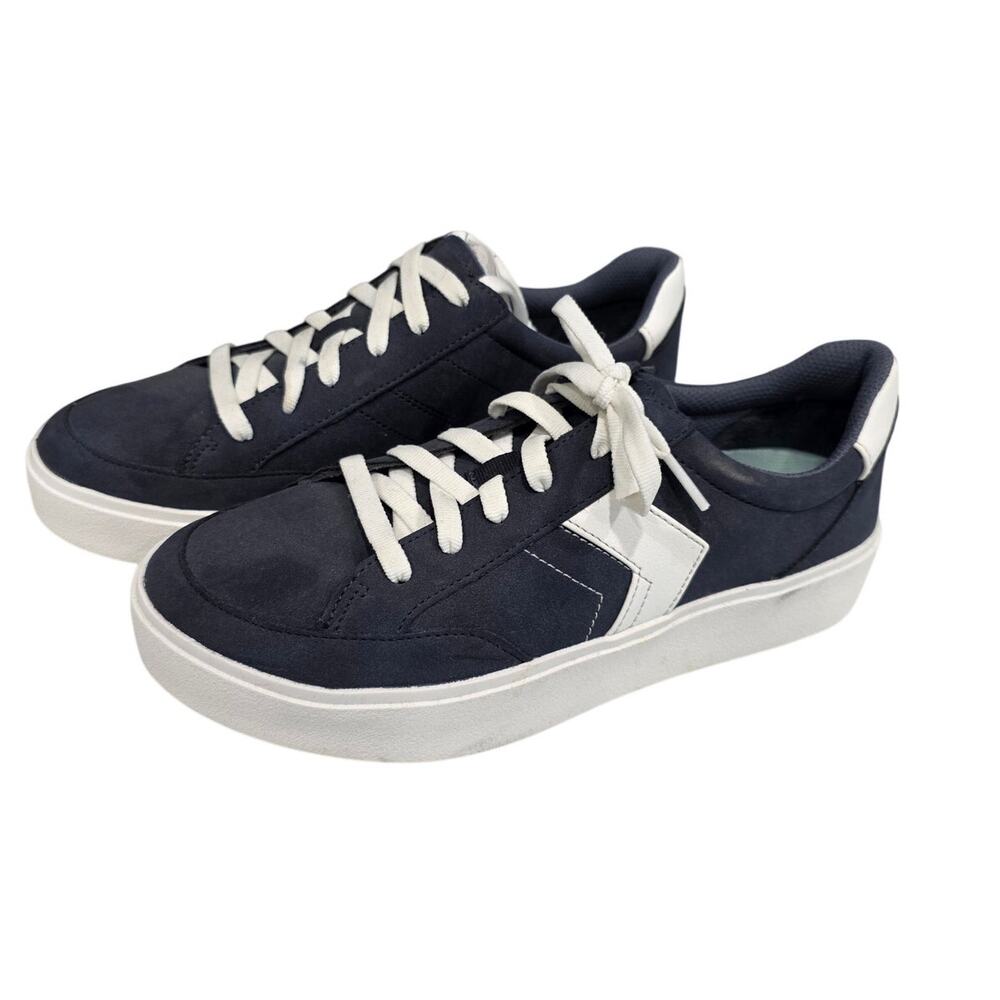 Dr. Scholl’s Women’s 8.5 Navy Blue White Platform Sneakers New Unworn